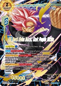 SS Rose Goku Black, Dark Purple Sickle (Gold Stamped) EX22-02