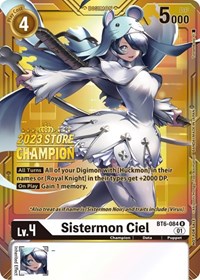 Sistermon Ciel (2023 Store Champion) BT6-084 R