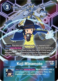 Koji Minamoto (D-Scanner Alternate Art) BT7-087 R