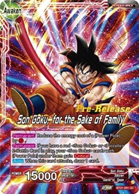 Son Goku // Son Goku, for the Sake of Family BT21-001