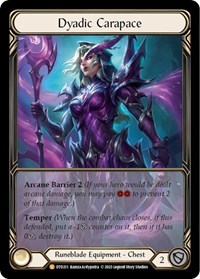 Dyadic Carapace (Extended Art) DTD211