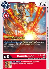 Garudamon BT13-014 U