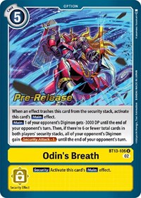 Odin's Breath BT13-106 U