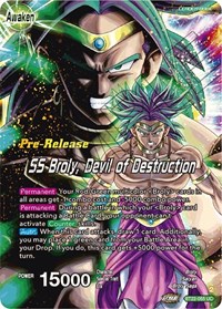 Broly & Paragus // SS Broly, Devil of Destruction BT22-055