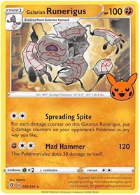 Galarian Runerigus 102/192