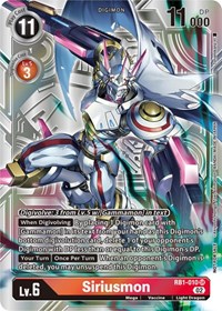 Siriusmon (Resurgence Booster Box Promotion Pack) RB1-010 SR