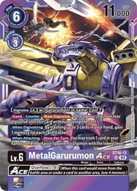 MetalGarurumon ACE ST16-12 SR