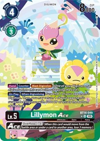 Lillymon ACE (English Exclusive Alternate Art) BT14-049 SR