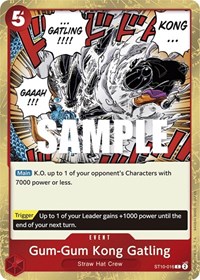Gum-Gum Kong Gatling ST10-016