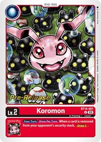 Koromon BT14-001 U