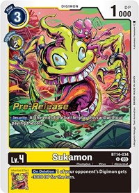 Sukamon BT14-034 U