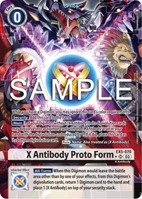X Antibody Proto Form (Alternate Art) EX5-070 SR
