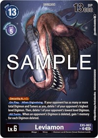 Leviamon (Alternate Art) EX5-063 SR