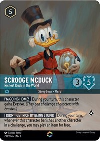 Scrooge McDuck - Richest Duck in the World (Enchanted) 218/204