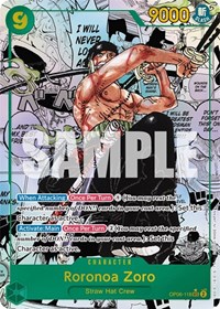 Roronoa Zoro (Alternate Art) (Manga) OP06-118