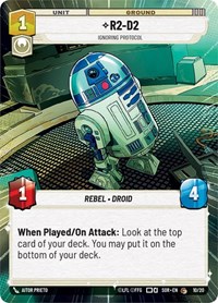 R2-D2 - Ignoring Protocol (Hyperspace) 10/20