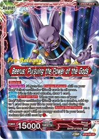 Beerus // Beerus, Pursuing the Power of the Gods BT24-002