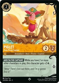 Piglet - Pooh Pirate Captain (223/204) 223/204