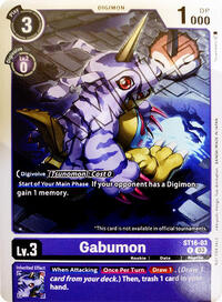 Gabumon (Demo Deck Exclusive) ST16-03 R