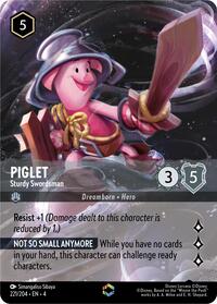 Piglet - Sturdy Swordsman (Enchanted) 221/204