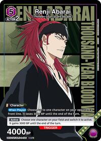 Renji Abarai (105) (SR*) UE01ST/BLC-1-105