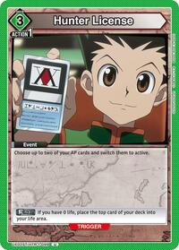 Hunter License UE02ST/HTR-1-099