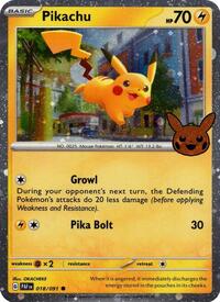 Pikachu (Cosmos Holo) 018/091