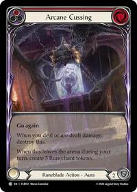 Arcane Cussing (Red) FLR012