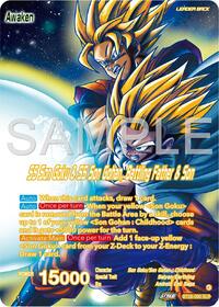 SS Son Goku // SS Son Goku & SS Son Gohan, Battling Father & Son (Alternate Art) BT26-090