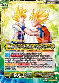 SS Son Goku // SS Son Goku & SS Son Gohan, Battling Father & Son BT26-090