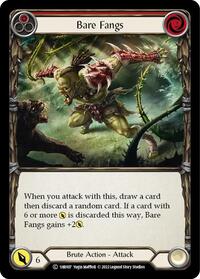 Bare Fangs (Red) 1HR007