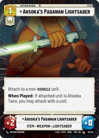 Ahsoka's Padawan Lightsaber (Hyperspace) 03/20