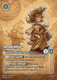 Captain Amelia - Commander of the Legacy (Enchanted) 221/204