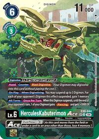 HerculesKabuterimon ACE (Textured) EX8-044 SR