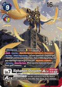 Alphamon: Ouryuken ACE (Textured) BT20-060 SR