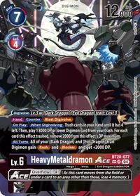 HeavyMetaldramon ACE (Textured) BT20-077 SR