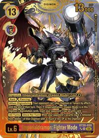 Imperialdramon: Fighter Mode (Textured) BT20-020 SR