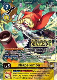 Chaperomon (2025 Regionals Champion) EX7-027 R