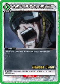 It's About Me Taking You On Right Here, Right Now UEPR/OPM-1-065