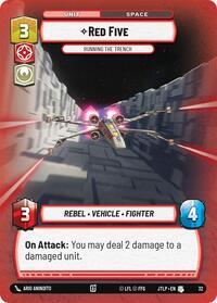 Red Five - Running the Trench (Foil) 32