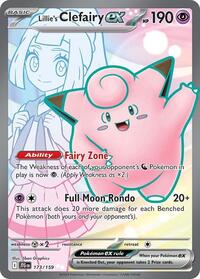 Lillie's Clefairy ex 173/159