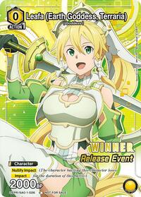 Leafa (Earth Goddess, Terraria) (026) (Release Event Winner) UE07BT/SAO-1-026