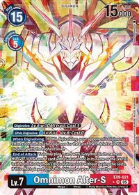 Omnimon Alter-S (Alternate Art) EX9-021 SR
