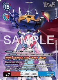 Omnimon (Alternate Art) BT22-015 SR