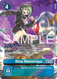 Rina Shinomiya (Alternate Art) BT22-085 R