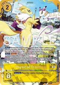 Physical Training (Premium Card Collection -Digimon Training Set-) P-105 P
