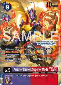 Arresterdramon: Superior Mode (Ultimate Cup 25-26 Season 2) BT21-072 R