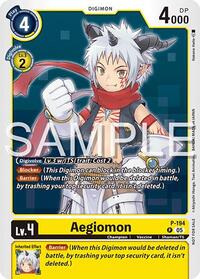 Aegiomon (Time Stranger Demo Deck) P-194 P