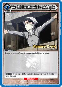 You Call That Clean?! Do It All Again. UEPR/AOT-1-030