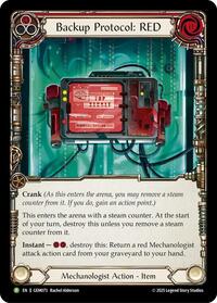 Backup Protocol: RED GEM073